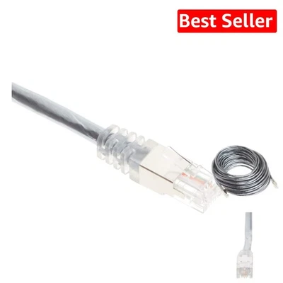 Durable 50ft RJ11 Modem Cable with Double-Shielding for Interference-Free DSL - Image 1 of 4