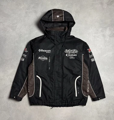 Chaqueta con capucha SUZUKI Relentless Racing Team para hombre con cremallera talla M Foto 1 de 4