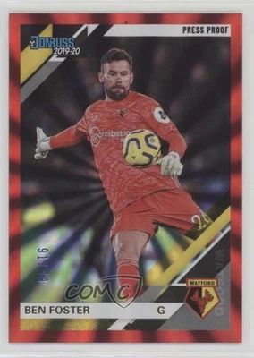 2019 Chronicles Donruss Premier League Press Proof Red Laser /99 Ben Foster #165 - Image 1 of 2
