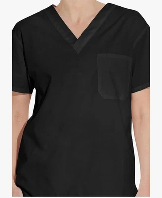 Новый с Ярлыками Dickies унисекс скраб Топ черный v-образным вырезом размер средний 83706 - Изображение 1 из 4