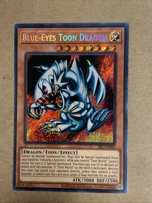 Blue-Eyes Toon Dragon - SRL-EN000 - Secret Rare - Unlimited 2020 - Image 1 of 4