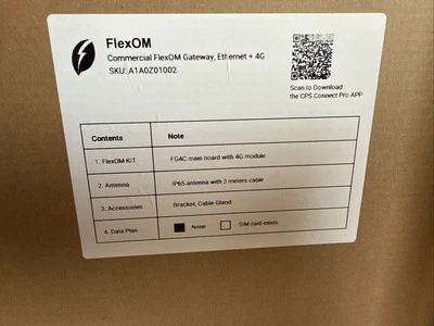 FlexOm FG4C comercial flexom gateway Ethernet + kit 4g Foto 1 de 4