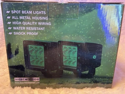 (MARCA VISIÓN NOCTURNA) LED Cubo Luz de Conducción 3" Modelo Nº Ajuste universal 2C4S4H2 Foto 1 de 4