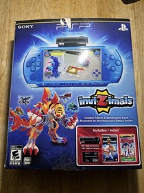 Sony PSP 3001 Blue Limited Edition Invizimals Entertainment Pack Complete RARE‼️