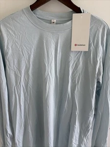 Lululemon All Yours Long Sleeve Size 6 Light Blue NWT - Picture 1 of 6