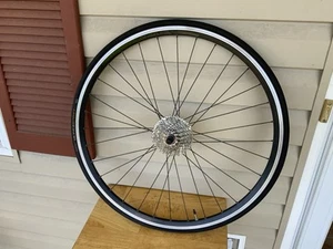 SL18 Origin8 700C Wheel w/ Origin8 Hub & Shimano 105 Cassette, Continental Tire. - Picture 1 of 6