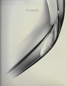 2007 LEXUS SC 430 sales brochure catalog 07 US SC430 - Picture 1 of 1