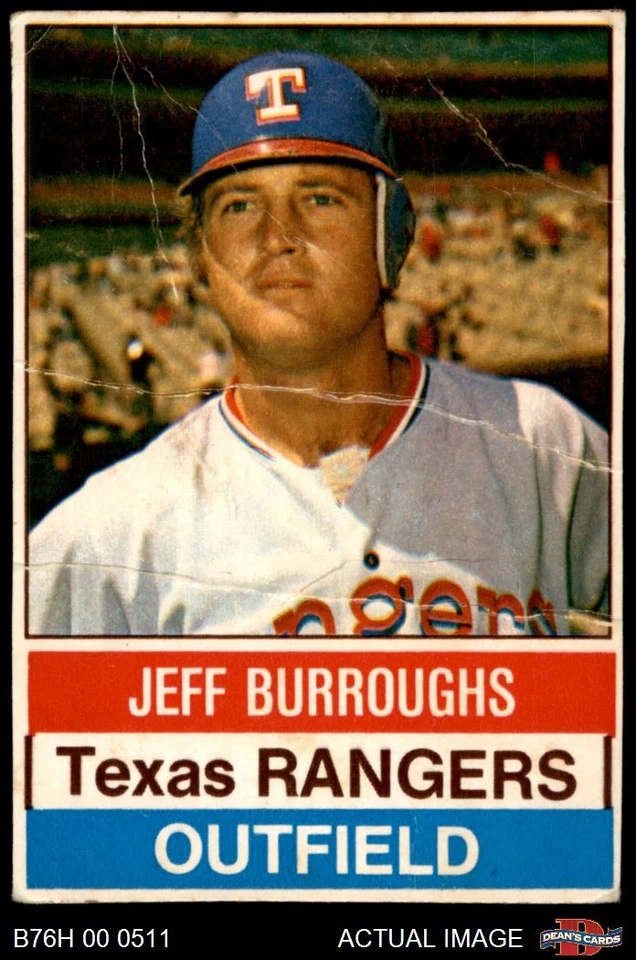 1976 Hostess #111 Jeff Burroughs Rangers 2 - GOOD - Image 1 of 1