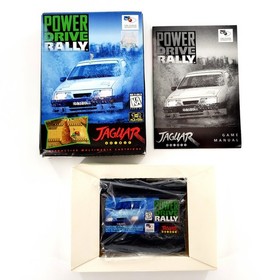 Power Drive Rally (Atari Jaguar, 1995) Complete In Box Mint Cartridge Tested