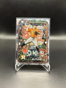 2024 Topps Holiday Metallic Holiday Tree #H8 Jose Altuve Houston Astros - Bild 1 von 1