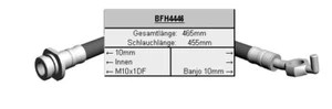 MANGUERA FRENO DELANTERO LH MAZDA 323 MK II HATCHBACK 1.1 1.3 - Imagen 1 de 1