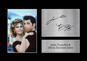 Olivia Newton John & John Travolta ++ Autogramm ++ GREASE ++ Newton-John  - Bild 1 von 1