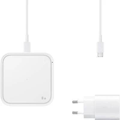 Samsung White 15W Qi Wireless Charging Pad with EU Plug - EP-P2400TWEGEU - Bild 1 von 4