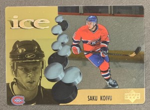 1998-99 McDonalds Upper Deck Ice - #4 Saku Koivu - Montreal Canadiens