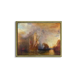 Stampa su Carta su tela o Quadro su tela o con Cornice William Turner Ulysses - Imagen 1 de 9