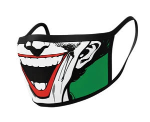 Batman The Joker Mouth Set of 2 Face Masks (py) - Picture 1 of 2