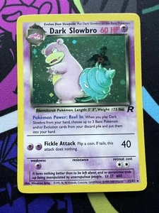 Dark Slowbro 12/82 Team Rocket-Unlimited Edition Holo LP - Bild 1 von 2