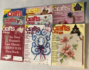 Lot of 8 Crafts & Crafts N Things Magazines 1980’s - 1990 - Picture 1 of 9