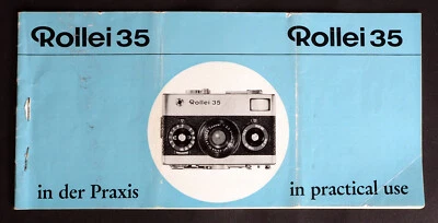 Original Rollei 35 User Manual - Excellent - Image 1 of 4