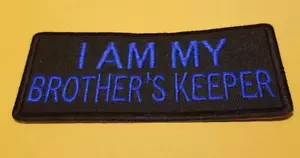 I Am My Brother's Keeper blau ca. 1,75x4 - Bild 1 von 2