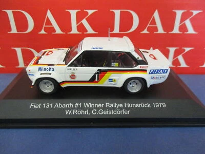 Die cast 1/43 Modellino Auto Fiat 131 Abarth Rally Hunsruck 1979 W. Rohrl - Immagine 1 di 4