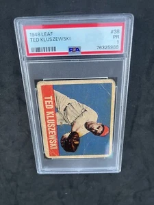 Hoja de béisbol 1948 #38 Ted Kluszewski PSA grado 1 - Imagen 1 de 2