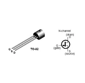 2N5485 Jfet N Channel RF Amplifier Motorola TO92 - Price 1 Unit - Picture 1 of 1