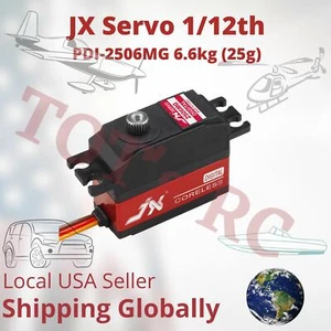 JX PDI-2506MG 6,6 KG ingranaggio metallico servo digitale senza core per TREX 500 o clone 1/12 - Foto 1 di 7