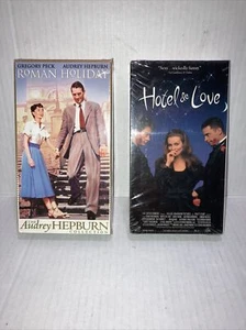 Roman Holiday Audrey Hepburn And Hotel De love Sealed VHS - Picture 1 of 3