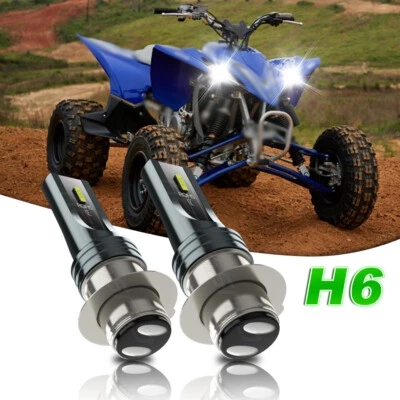 2x White LED Headlight For UTV 500 700 HiSun Massimo Bennche MSU TSC HS Husaberg - Image 1 of 4