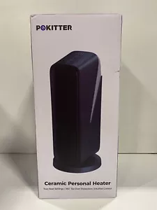 POKITTER Ceramic Personal Heater | Black - Picture 1 of 2
