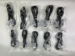 5FT VGA Male to Male Cable SVGA Monitor Cord Blue Plug Wire PC Computer Qty 10 - Picture 1 of 7