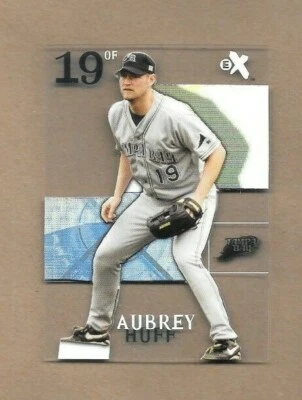 2003 Fleer E-X Baseball Aubrey Huff Card #66 Tampa Bay Devil Rays NM/MT - Image 1 of 2