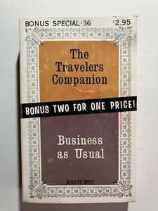 The Traveler's Companion Akbar Del Piombo Business As Usual Vintage Double Book - Picture 1 of 2