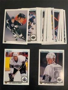 1990-91 Upper Deck French Los Angeles Kings Team Set 26 Cards Rob Blake RC - Picture 1 of 1