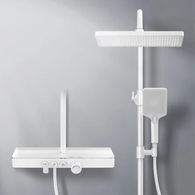 EMKE Duschsystem Mit Thermostat Regendusche Handbrause Duscharmatur Duschset - Bild 1 von 4