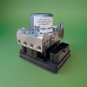Refurbished ABS Brake Pump Module 2017 - 18 Chevrolet Silverado AT | 84074971 - Picture 1 of 5
