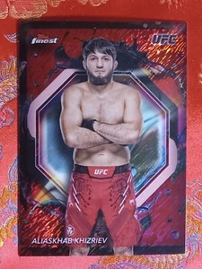 Aliaskhab Khizriev 2024 Topps Finest UFC RED SHIMMER REFRACTOR #247 Rare card - Picture 1 of 1