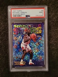 1997 Topps Season's Best Shooting Stars Michael Jordan #6 PSA 9 MINT SP LOW POP - Picture 1 of 2