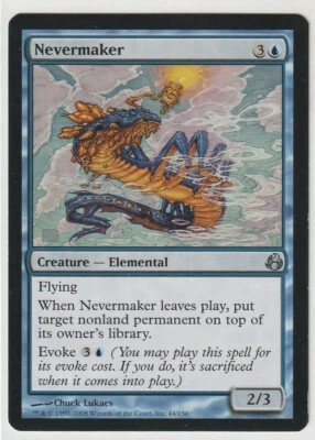 Magic The Gathering 4x NEVERMAKER - Morningtide Blue Uncommon Near Mint MTG - Image 1 of 4