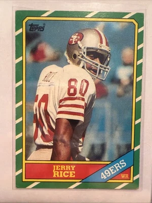 Topps Set-Break #161 1986 Jerry Rice radiocontrol Foto 1 de 4