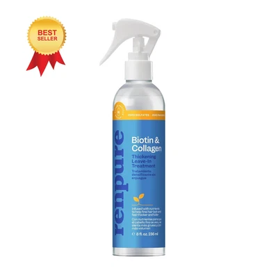 Acondicionador sin enjuague Renpure Biotina y Colágeno 8 fl oz (paquete de 1), azul  Foto 1 de 4