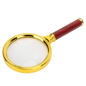 7X Handheld Magnifying Glass Lightweight Portable Comfortable Grip Electropl SLK - Picture 1 of 12