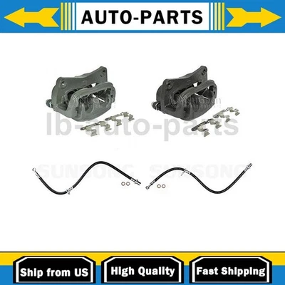 Pinzas de freno delanteras línea de mangueras de freno delanteras para Subaru Baja 2,5 L Foto 1 de 4