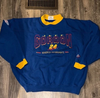 Sudadera vintage años 90 nascar Jeff Gordon Hendricks para hombre XL Foto 1 de 4