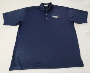 Polo Walmart Pharmacy blu scuro taglia XL manica corta piuma leggera * - Foto 1 di 6