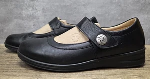 Finn Comfort Damen Harumi schwarz Leder Mary Janes Größe 8 US/6,5 UK hervorragender Zustand - Bild 1 von 6