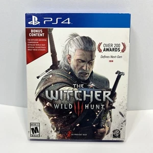 The Witcher 3 Wild Hunt - PS4 -Slipcover - Manual - Picture 1 of 9