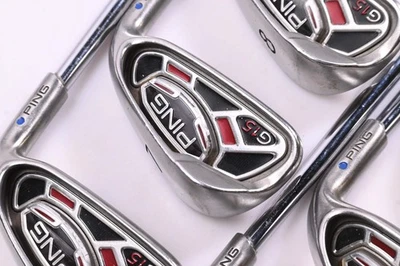 Ping G15 Eisen / 6-PW+SW / Blue Dot / Regular Flex Ping AWT Schäfte - Bild 1 von 4