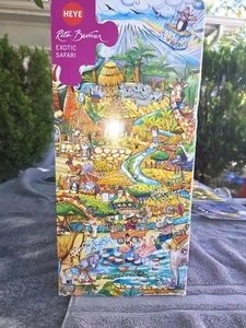 Heye Exotic Safari 2000 Piece Puzzle Rita Berman Art - Picture 1 of 7